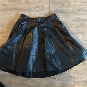 Leather skirt